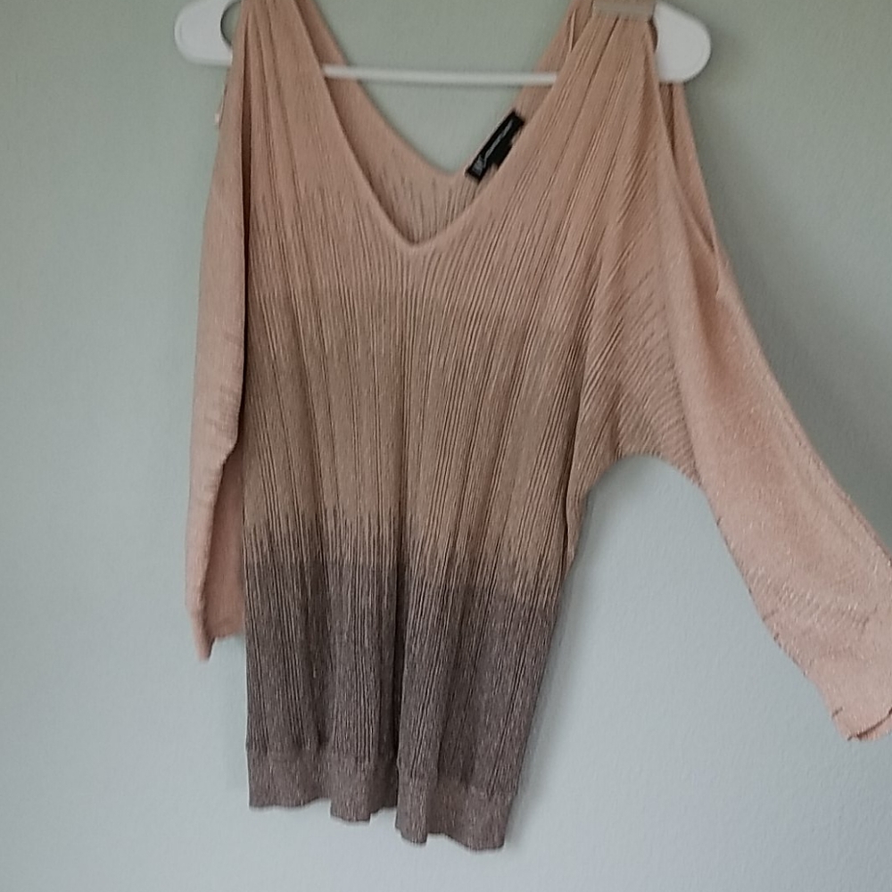 INC International Concepts Cold Shoulder Sweater